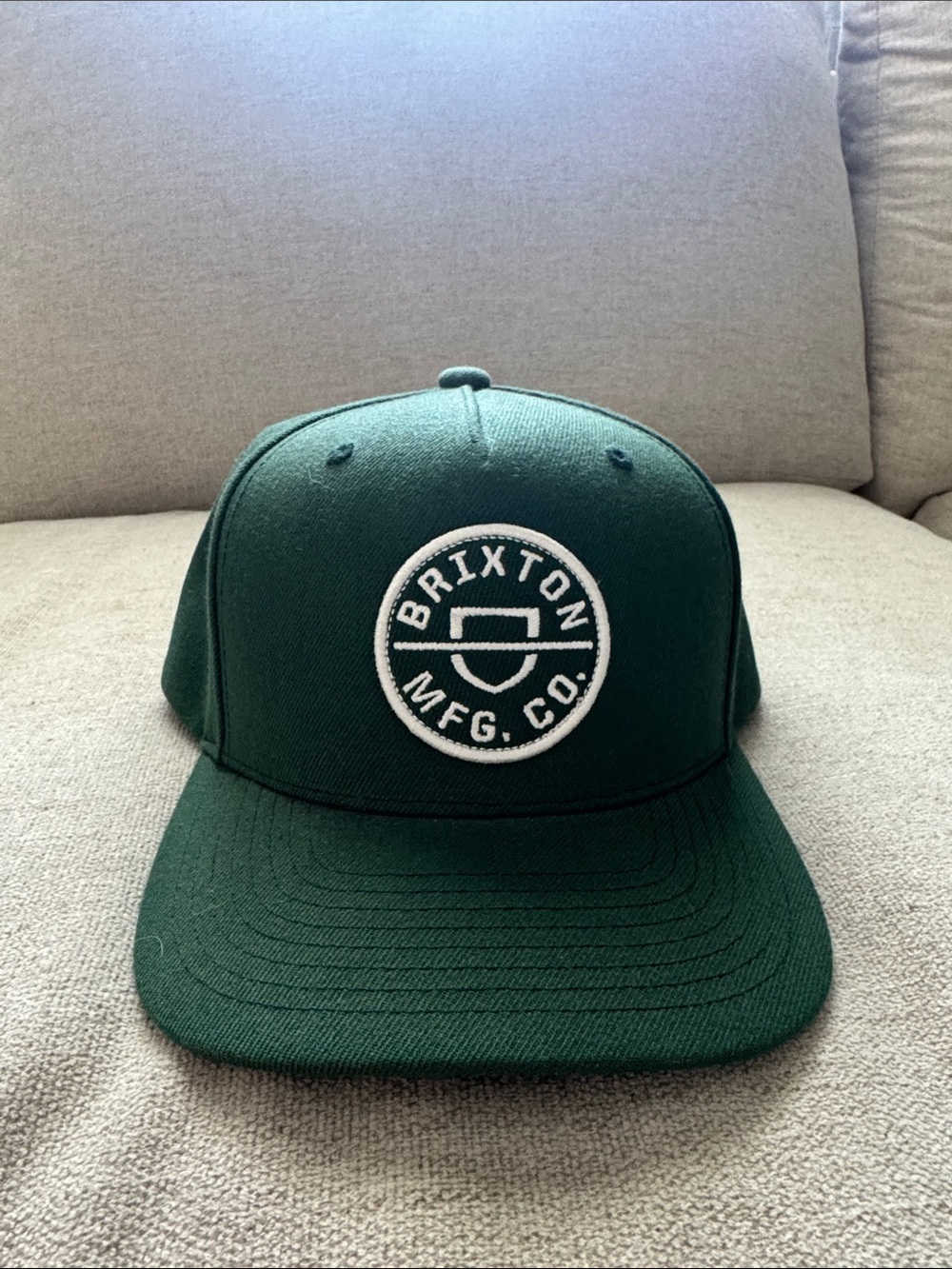 Brixton Men’s Forest Green Patch SnapBack Cap